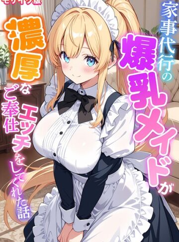 家事代行の爆乳メイドが濃厚なご奉仕エッチをしてくれた話 モザイク版❤StudioSR 【フルカラー】購入ご案内